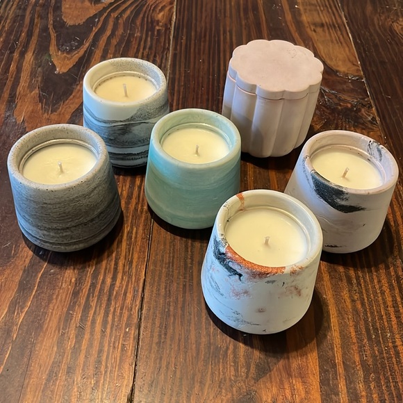 Concrete Candles Hand Crafted - Picture 1 of 4